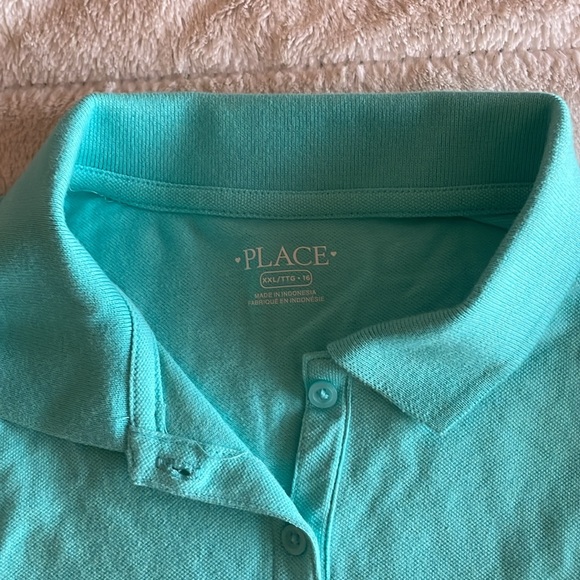 Girls Teal Polo - Picture 2 of 3